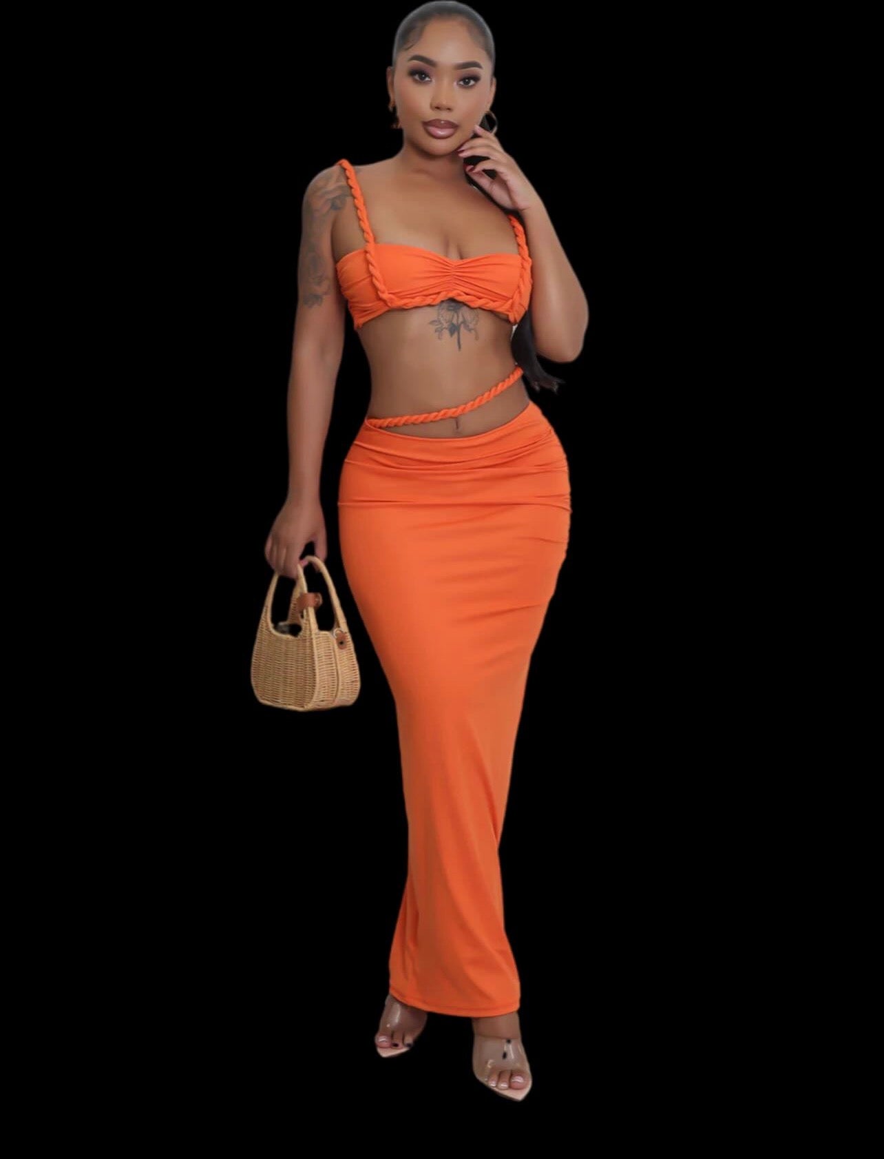 Sun-kissed Skirt Set